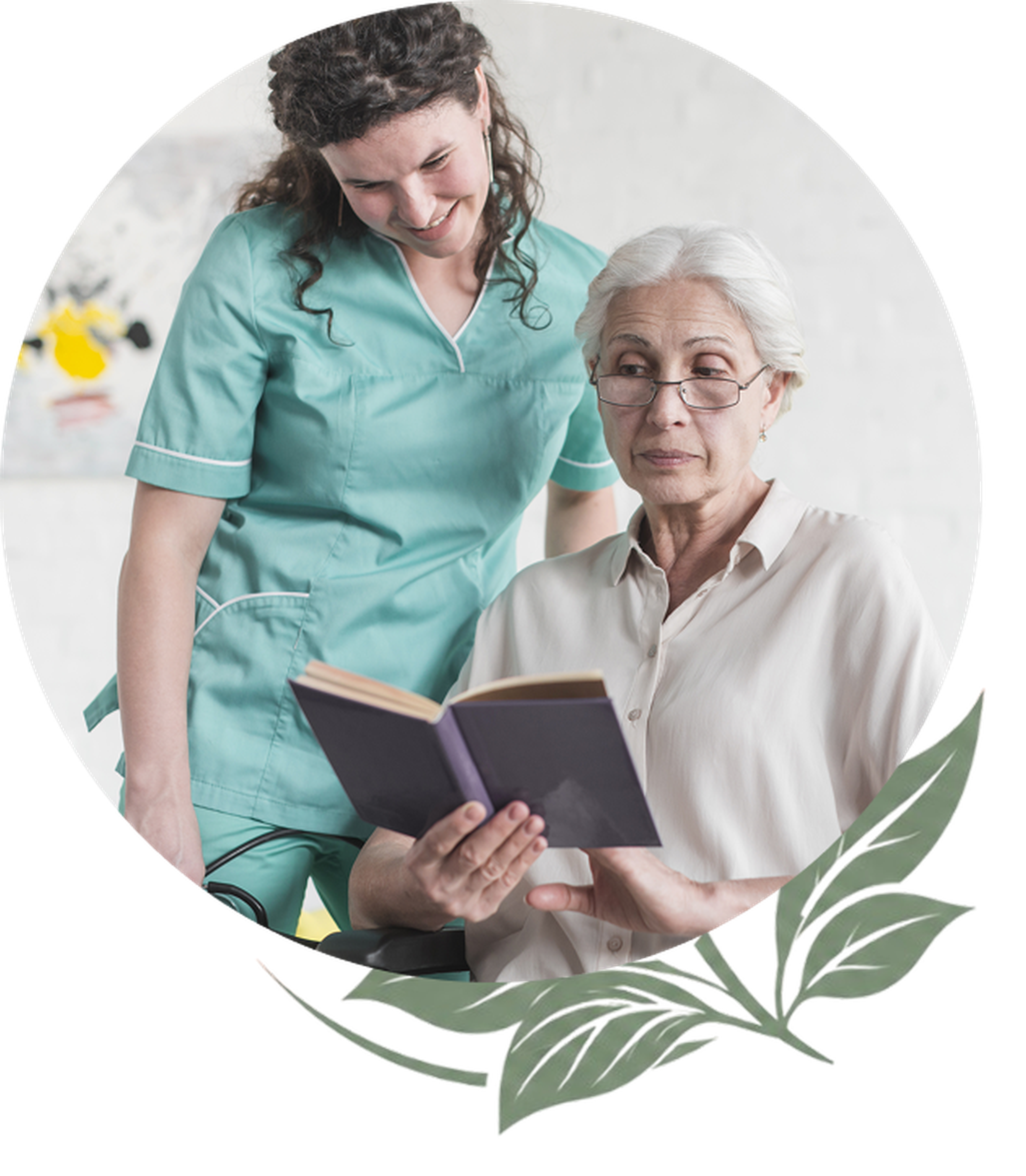 Care That Makes A Difference - Caregiver with elderly woman